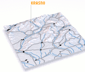 3d view of Krásno