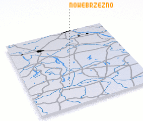 3d view of Nowe Brzeźno