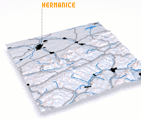 3d view of Heřmanice