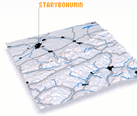 3d view of Starý Bohumín