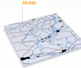 3d view of Zblewo