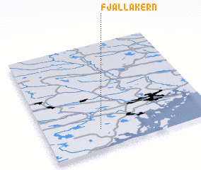 3d view of Fjällåkern