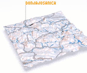 3d view of Donja Jošanica