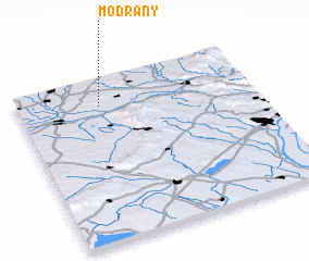 3d view of Modrany