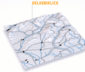 3d view of Veľké Bielice