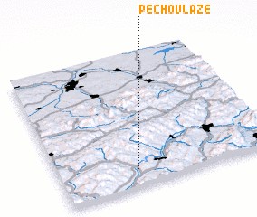 3d view of Pecho v Laze