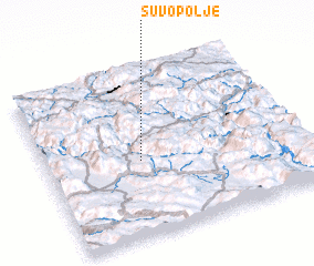 3d view of Suvo Polje