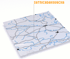 3d view of Satnica Ðakovačka