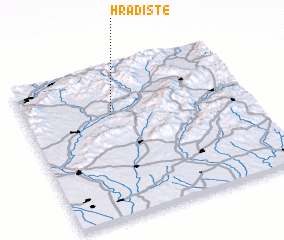 3d view of Hradište