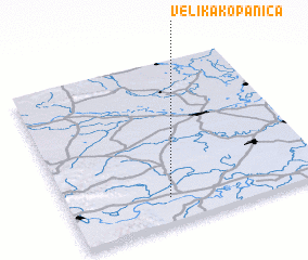 3d view of Velika Kopanica