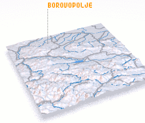 3d view of Borovo Polje