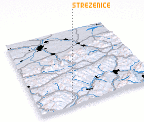 3d view of Streženice