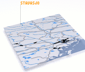 3d view of Stavasjö