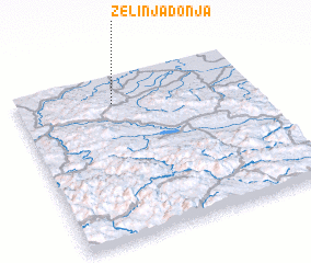 3d view of Zelinja Donja