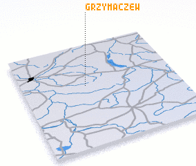 3d view of Grzymaczew