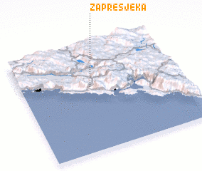 3d view of Zapresjeka