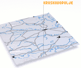 3d view of Kruškovo Polje