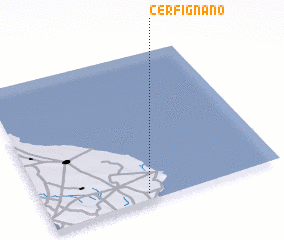 3d view of Cerfignano