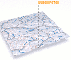 3d view of Duboki Potok