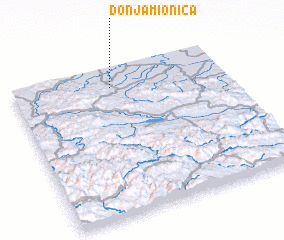 3d view of Donja Mionica