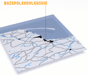 3d view of Bożepole Królewskie