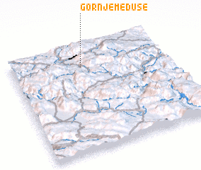 3d view of Gornje Međuše