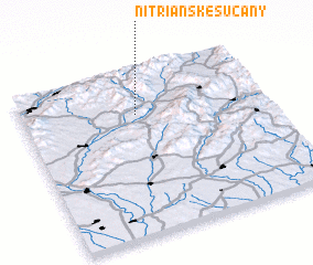 3d view of Nitrianske Sučany