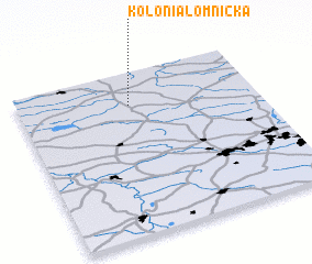 3d view of Kolonia Łomnicka