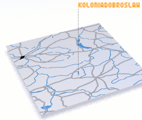 3d view of Kolonia Dobrosław