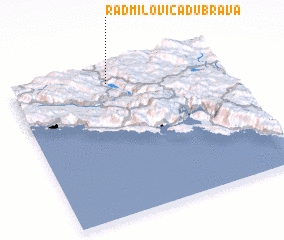 3d view of Radmilovića Dubrava
