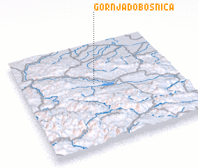 3d view of Gornja Dobošnica