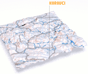 3d view of Korovci