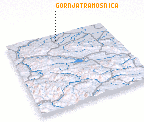 3d view of Gornja Tramošnica