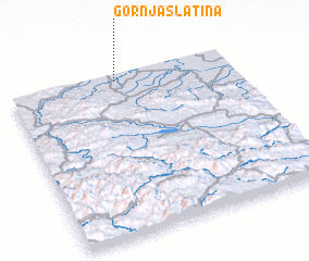 3d view of Gornja Slatina