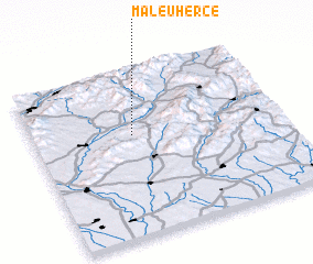 3d view of Malé Uherce