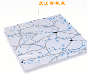 3d view of Zeleno Polje