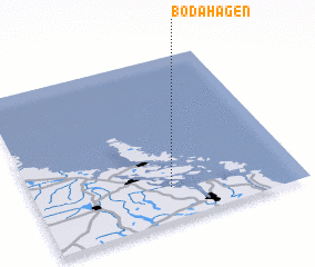 3d view of Bodahagen