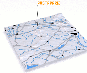 3d view of Pusta Páriž