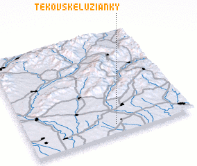 3d view of Tekovské Lužianky