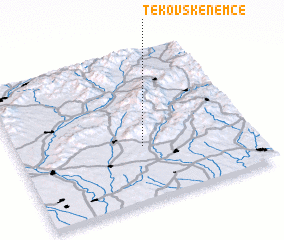 3d view of Tekovské Nemce