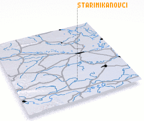 3d view of Stari Mikanovci