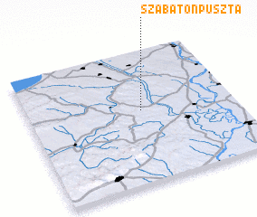 3d view of Szabatonpuszta