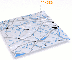 3d view of Pákozd