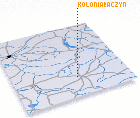 3d view of Kolonia Raczyn