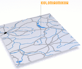 3d view of Kolonia Uników