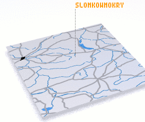 3d view of Słomków Mokry