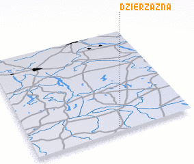 3d view of Dzierzązna