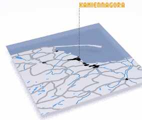 3d view of Kamienna Góra