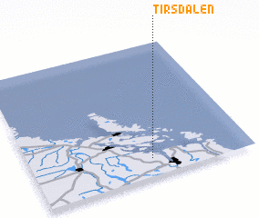 3d view of Tirsdalen