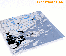 3d view of Långstrandsudd